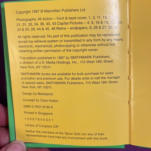 Vtg Spice Girls. Unofficial Sporty Spice In My Pocket Mel C. Little book. - Picture 4 of 5